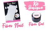 FIBER NAIL ™ Extensions d'Ongles en Fibre de Verre Kit Basique [-13%] - Fiber Nail + Gel - Shebuel