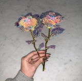 GALAXY ROSE ™ Rose Éternelle Plaquée Or 24K - Shebuel