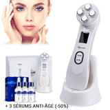 REJUVENE™ - Appareil Anti-Âge par Traitement LED - 5 en 1 (Nouveauté 2019) Appareil Anti-Âge par Traitement LED 1 Rejuvene™ + 3 Sérums Hydra™ - Shebuel
