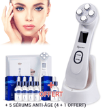 REJUVENE™ - Appareil Anti-Âge par Traitement LED - 5 en 1 (Nouveauté 2019) Appareil Anti-Âge par Traitement LED 1 Rejuvene™ + 5 Sérums Hydra™ (4 + 1 Offert) - Shebuel